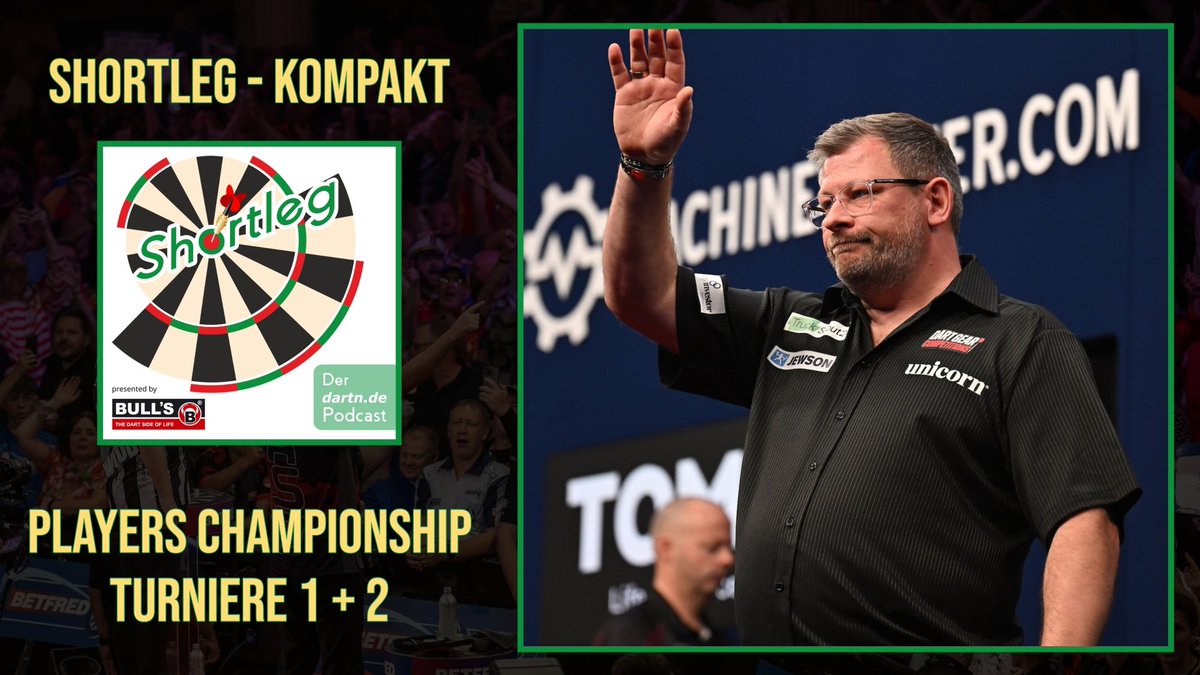 dartn_de's tweet photo. +++ Shortleg - Players Championship 1 &amp; 2 +++

🎯 Players Championship 1 &amp; 2
🇵🇱🇩🇪 TCHQ 1 &amp; 2
👀 Premier League, Women's Series
🌍 Dutch Open, World Cup u.v.m.

🎙️: @MvdB180 &amp; @singlebulldarts

➡️ https://t.co/P55VzoMfds überall, wo es Podcasts gibt

#darts #dartzn #shortleg https://t.co/TxRnkCL5us