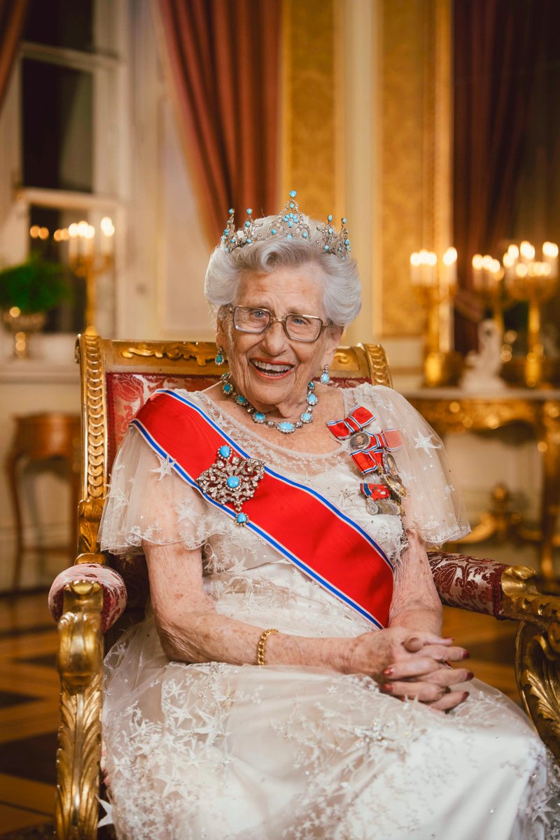 Norway's royal court paid tribute to Princess Astrid, "Today, Princess Astrid, Mrs. Ferner turns 94. Princess Astrid was the First Lady of Norway from 1954 to 1968 and is still an active representative of the Royal House. We wish her a very pleasant day."

Photo: Ola Vatn, The RC