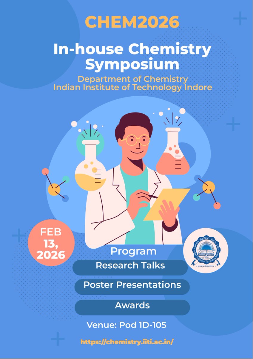 Department of Chemistry, IIT Indore tweet media