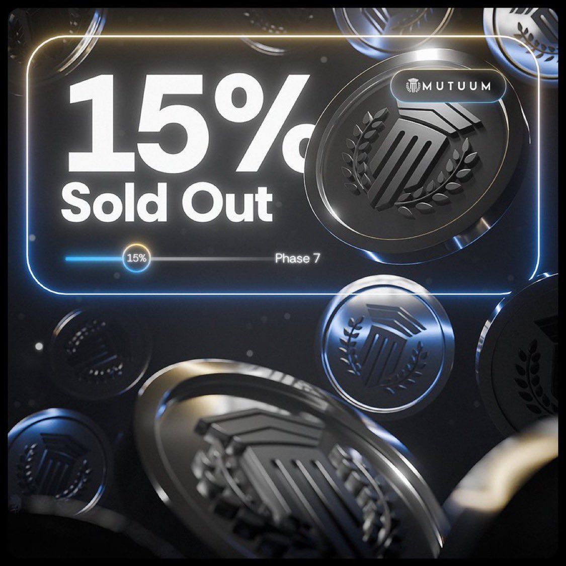 MutuumTokenCS's tweet photo. 🏦 Phase 7 is now 15% sold out, with 845M+ MUTM tokens sold so far. Secure MUTM at $0.04 while it’s still available.

Buy MUTM: https://t.co/vIOXUVmiK9 https://t.co/kGpOcqIGl0
