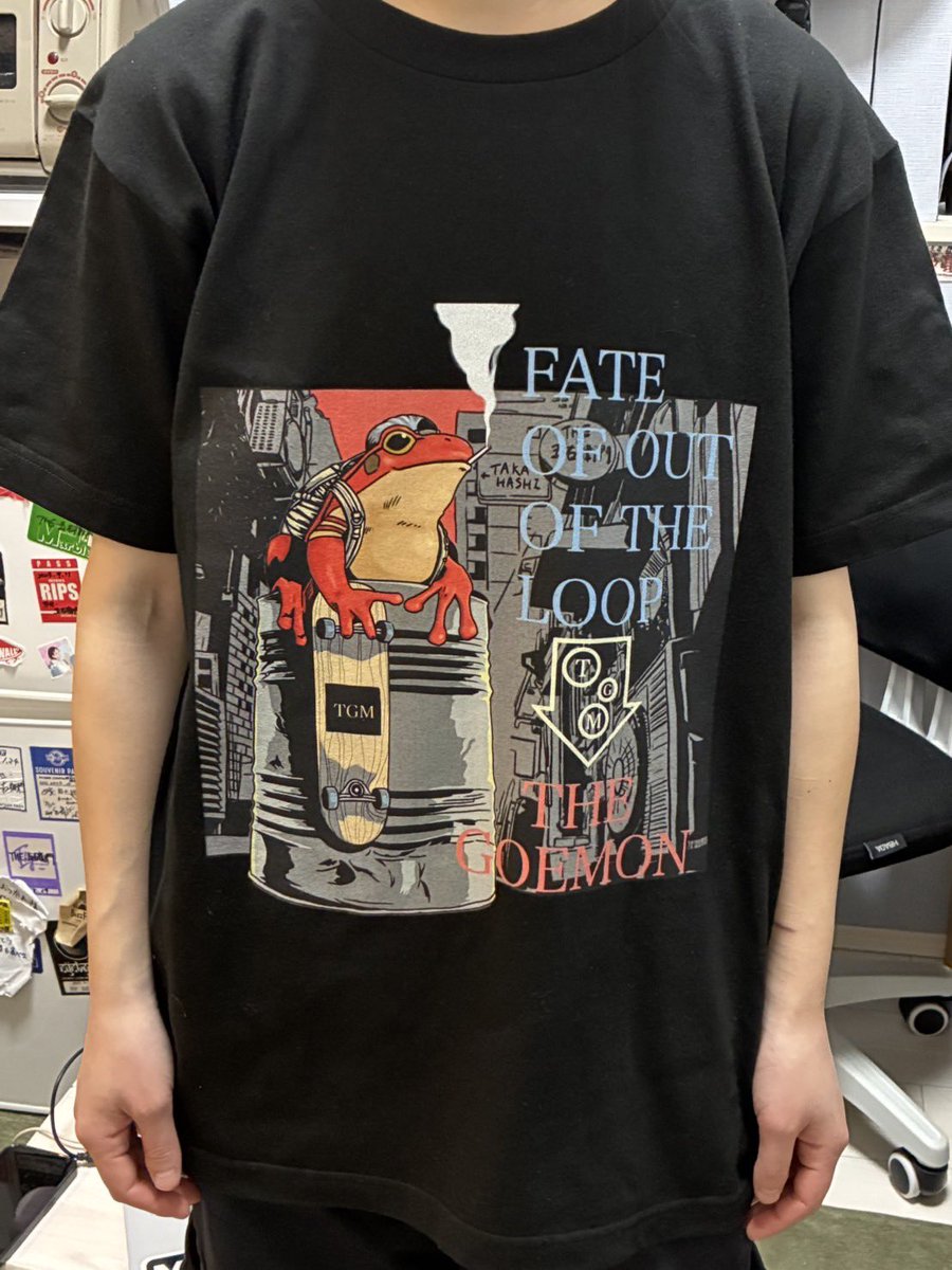 🔥ワンマン限定Tシャツ🔥】 届きました！！ いい感じ！！ 着用:Mサイズ