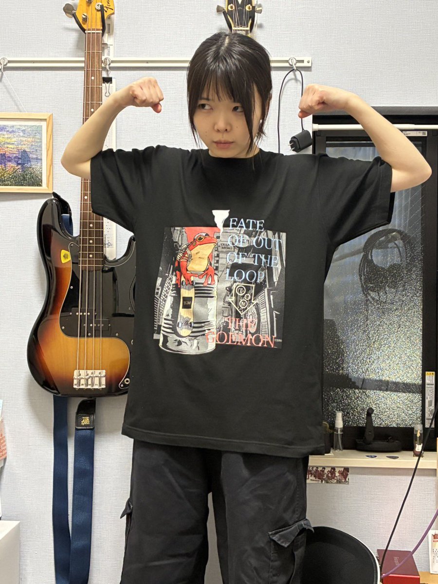 🔥ワンマン限定Tシャツ🔥】 届きました！！ いい感じ！！ 着用:Mサイズ