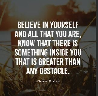 dreamtime61's tweet photo. Believe in yourself. You can over come the obstacles. https://t.co/6biXmydsLF