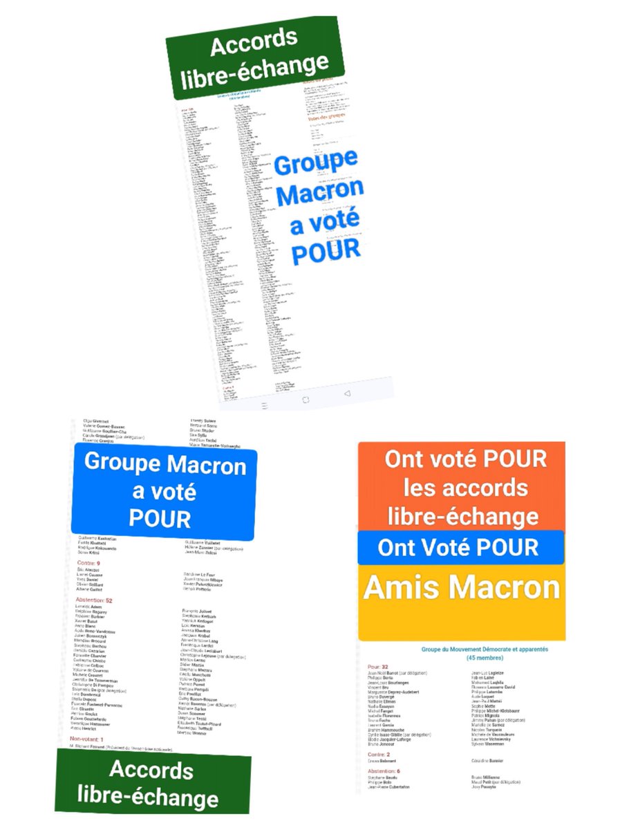 thibaud1453's tweet image. Surtout vous 100% #macronistes &amp;amp; amis Macron FNSEA J-A, qui insultez la CR de #RN &amp;amp;;avez TOUS voté POUR les traités CETA TAFTA libre-échange qui institutionnalisent seulemt les décennies d'importations honteuses 
Brésil Argentine NZeland Pologne etc 🌏🌍🌎
coordinationrurale.fr