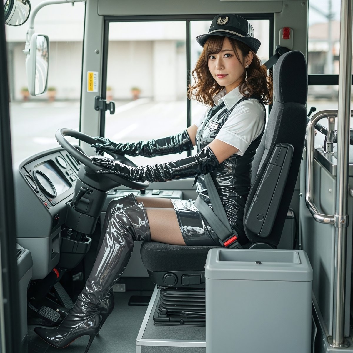 こちらはSDM大学ゆき路線バスです。