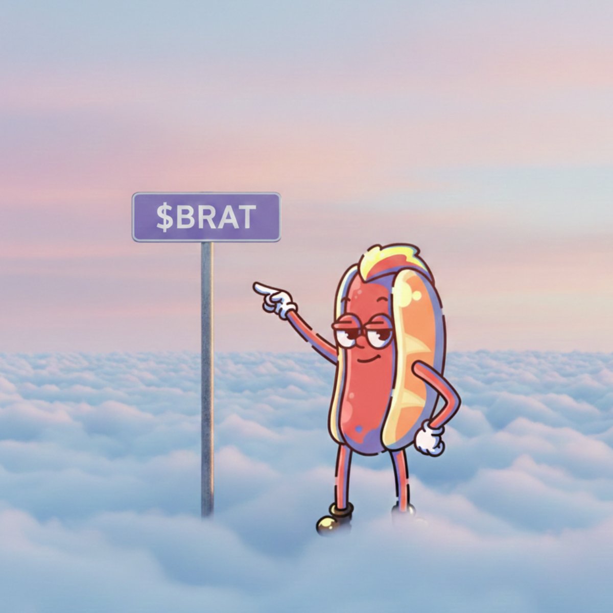 If you saw this post, welcome to $BRAT. 🌭

Some people find us through charts.
Some find us through friends.
Some just... look up at the right moment and see the sign.

Oh, and don't forget to join our community. 
👉 t.me/BRATonSUI