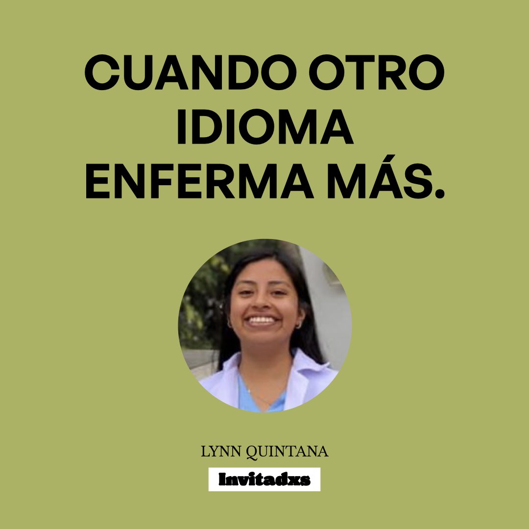 jugodecaigua's tweet photo. No entender al paciente también puede matar 💔 Lynn Quintana, invitada por  @ameriqo, revela cómo el idioma y la cultura siguen marcando quién recibe atención digna en el Perú. 
🧃Léelo aquí: https://t.co/VctxVFty8k https://t.co/QB9kklrxwk