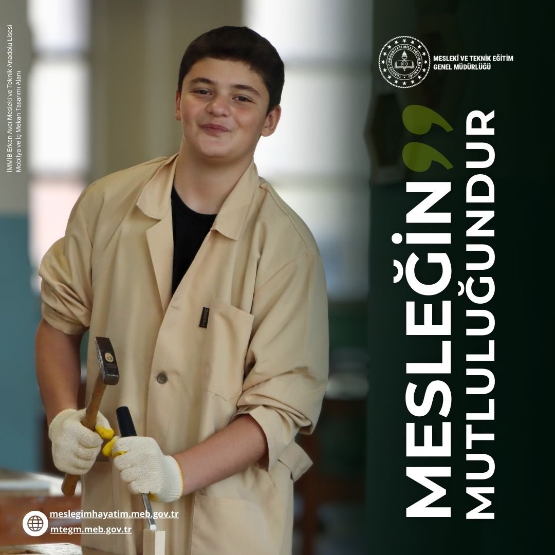 Kendi ayakları üzerinde duranların yüzü hep güler. 🙂
Mesleki ve teknik eğitim, bunu mümkün kılar.

#MeslekiveTeknikEğitim
#MTEGM