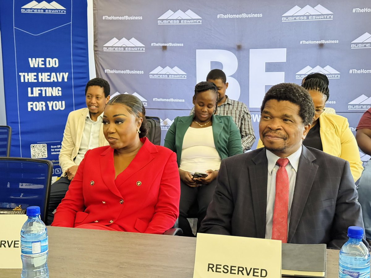 BEswatini's tweet photo. Doors are OPEN at the BE War Room.
Hon. Savannah Maziya is in the building.
Today isn’t just a meeting, it’s the starting line for Eswatini’s digital economy.
#ESwatinisDigitalFuture #BEImpact https://t.co/fA6ZQd26On