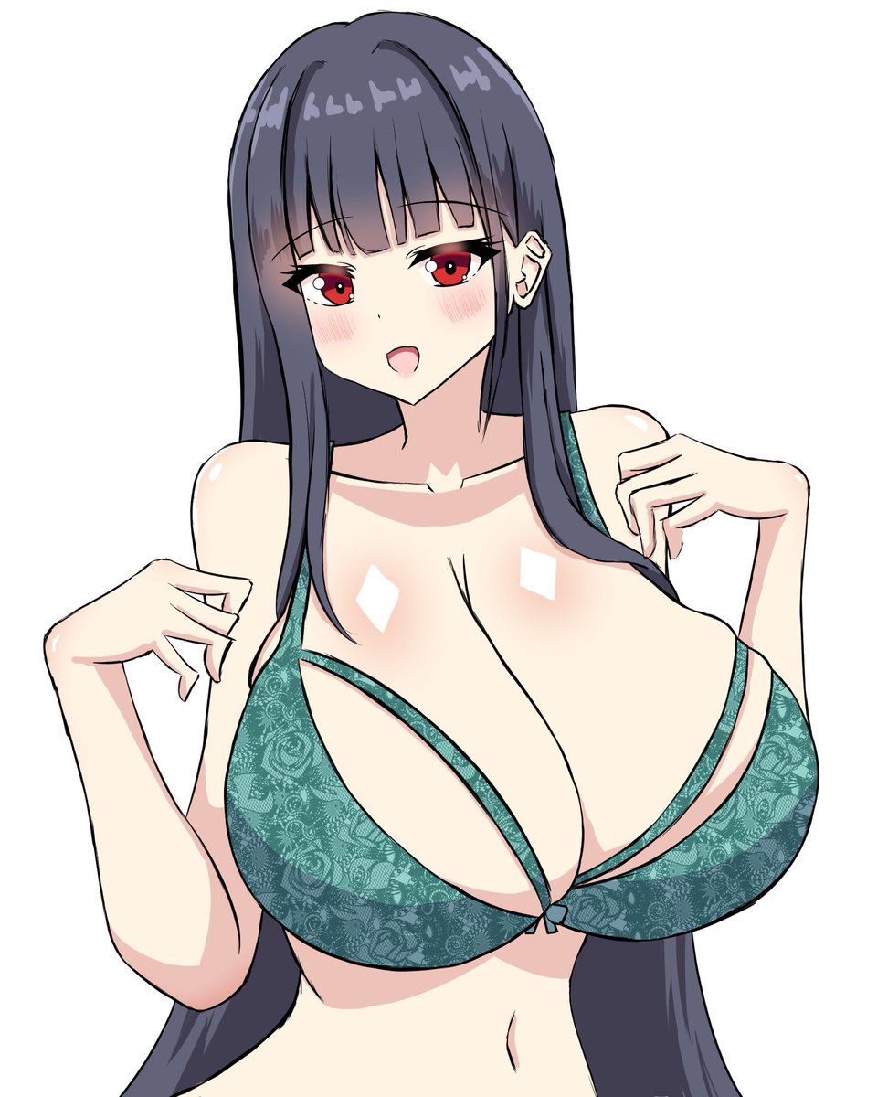 ブラジャーって全然描いてないんよね 