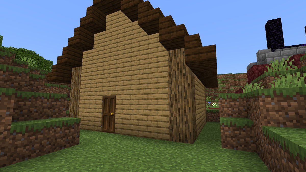 blackwolf1192's tweet photo. 拠点完成！
#マイクラ　#マインクラフト　#Minecraft　#コツコツマイクラ https://t.co/qYtQD9t7d2