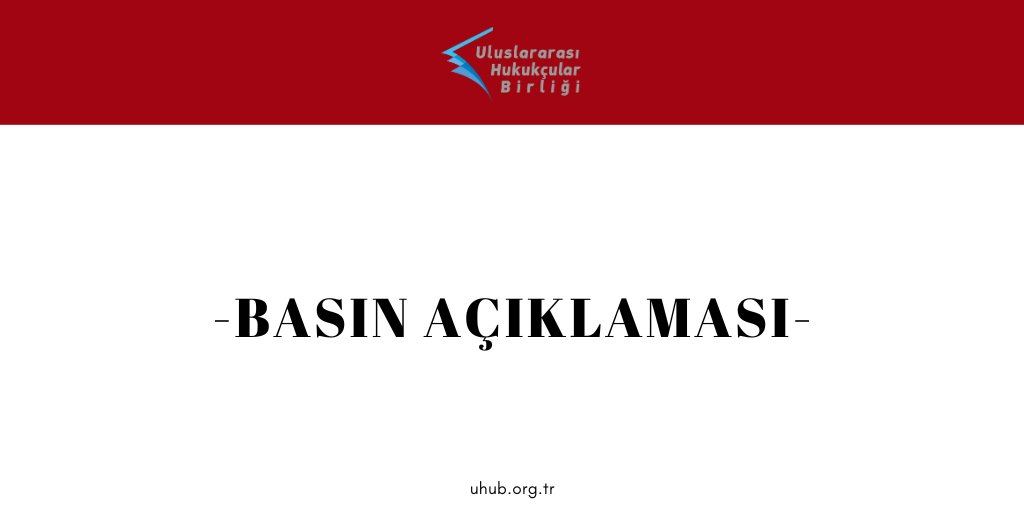 Uluslararası Hukukçular Birliği tweet media