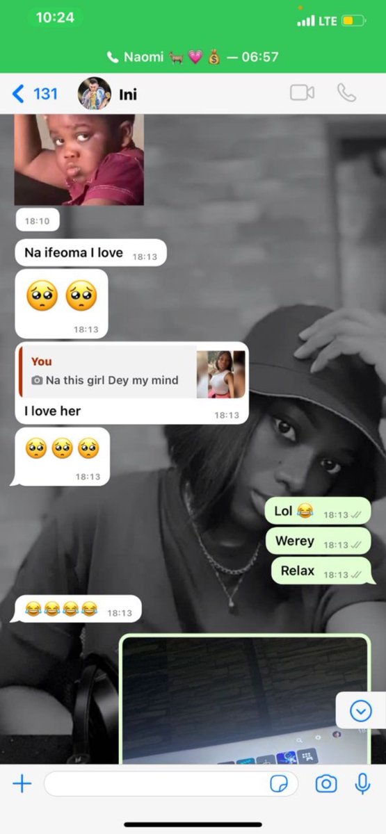 lorverboyy's tweet photo. Funny but this is how I met my fiancée. 

I was just slowly coming out from a very difficult place and had not been in a relationship for 2 years or so. Randomly my padi that year was like Omo ini e don reach make you enter new relationship o. I’m like Oya find babe for me na. So he sent me some pictures of some girls and i immediately took liking to one of them. Quoted her picture and the first thing I said was “I love her”. 

I’m like bro link us sharply. Send her my picture guy. Give me her number Oya na. Omo this werey just dey tell me to relax 😭

 I didn’t know at the time but he sent her my picture and man the babe was disgusted 😂😂. She’s like which kind person be this. I had one very funny look with what was on my head then (second image). According to her, her first impression was “I can’t show this kind of person to my parents or friends o…they will think I’m not serious” so even though she yielded to that my padi pestering her with me, she knew she was never gonna be anything with me. She was so sure. She just gave her number out for the sake of it

Omo as my padi give me the number like this…I first happy. But then you know that mumu thing guys do na. That thing where you collect a girl’s number and you’ll not text her immediately. That’s what I did 😂. I took the number and I didn’t message this babe for like a week. My padi go dey ask me. How far that level na. I’ll be like omo I never text the girl. Ein go wan mad. Abi you no get game ni ini? Shey you dey fear to message woman? This ini na ogoro o 😂. Nothing wey ein no talk. I go just dey laugh. 

One day after I had waited for like a week, I called. Bro 😭 this babe was so cold. I just dey hear okay. Nice. That’s good. Conversation was so short cos I had to run. I’m like I’ll message you on WhatsApp. She’s like okay. Messaged the babe and she’ll be using forever to reply me. Ahhh see Wetin love of my life Dey do me. Naso me sef i vex. Said I’ll not message her gain. So I just shenked her.

Omo only for me to cut my hair and post on WhatsApp status. I went on low cut for the first time in 16 years. So I posted my new look (image 3). First person to respond to that status was this babe. And what she said was “Ahan you’re fine o” I’m like thank you. 

Omo since that day Naso this babe start to give me attention 😭 

The rest they say is history. Proposed to her in December (last frame)🫢