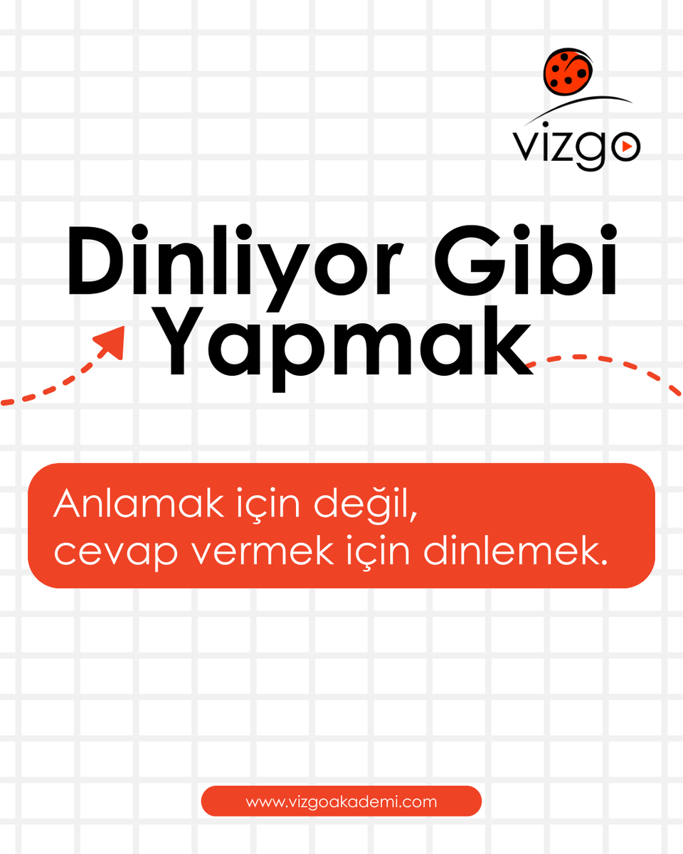 vizgo's tweet photo. İş hayatındaki birçok problem,
bilgi eksikliğinden değil iletişim hatalarından kaynaklanır.
Dinliyoruz ama anlamıyoruz.
Konuşuyoruz ama net değiliz.
Varsayıyoruz ama sormuyoruz.

İletişim bir yetenek değil, geliştirilebilir bir beceridir.
Detaylar için: https://t.co/HrDpdWPUzP https://t.co/OSDUeKrg4R