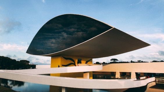 The art of Brazilian architect Oscar Niemeyer. The master of the curve.
