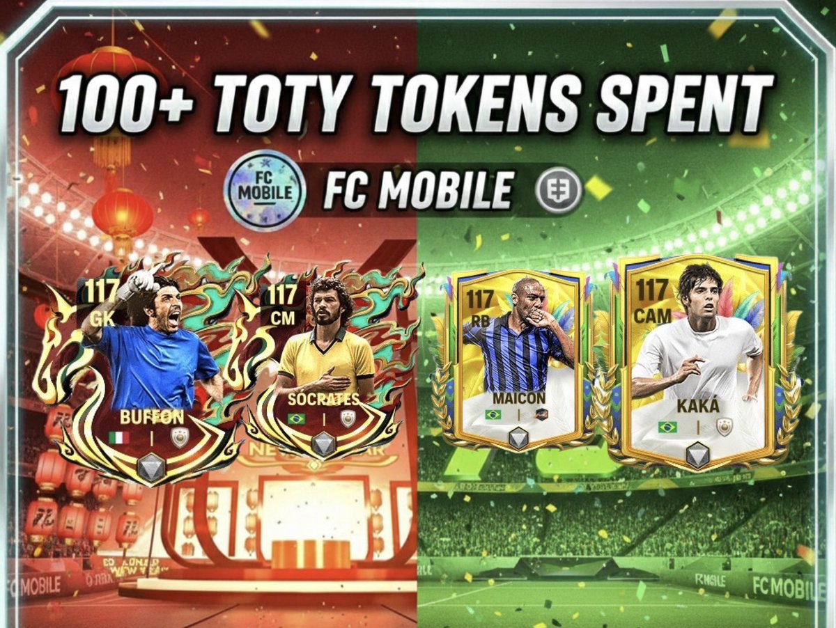 🚨LNY &amp; GINGA PACK OPENING🚨

✅SPENT 100+ TOTY VOUCHERS✅

youtu.be/YgMKEbkcrNQ?si…

⭐️🤩AMAZING PLAYERS PACKED WITHIN STARTING 50 VOUCHERS🤩⭐️

⭐️18TH FEB 3 LUCKY WINNER WILL GET FIFAPTS⭐️

❤️MAKE SURE TO SUBSCRIBE TO CHANNEL❤️
#FCMobile <a href="/EASFCMOBILE/">EA SPORTS FC MOBILE</a> #fcmobile 

<a href="/abhayv5545/">Abhay</a>