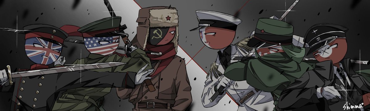 6gWaqfURltUjAql's tweet photo. 前のやつ人気ありすぎて…何があったんや…
ということで連合側も描きました
前回のやつと合わせたらなかなかの長さになったらヘッダーに使えるかね
#CountryHumans 
#カントリーヒューマンズ 
#カンヒュ https://t.co/Hl3upgHNFT
