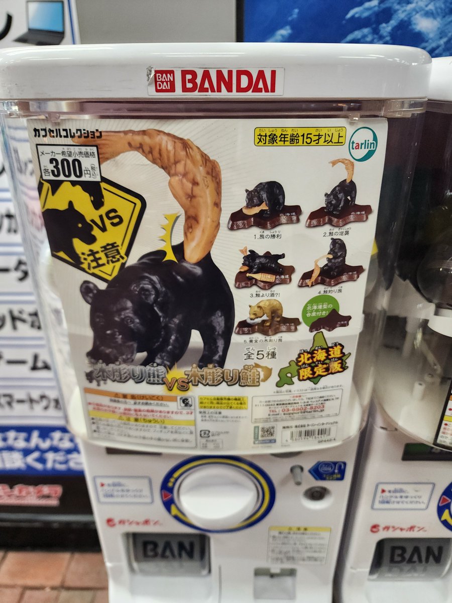 홋카이도 한정 가챠 
연어의 복수