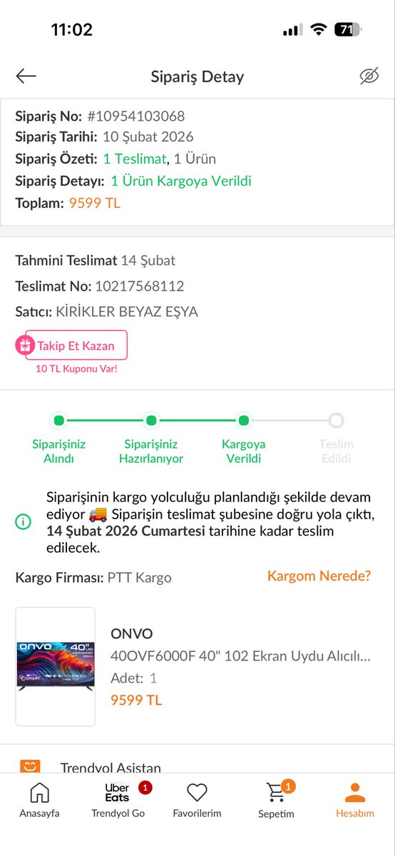 yf_karaman's tweet photo. @Trendyol 
Merhaba Sn İlgili

Platformunuz üzerinden gerçekleştirdiğim alış verişlerimde özellikle kargo firmasına dikkat ediyorum. 

10954103068 numaralı son siparişimde Trendyol Express gözükmesine rağmen neden PTT kargo ile gönderdiniz? https://t.co/MN5Kx8RtNz