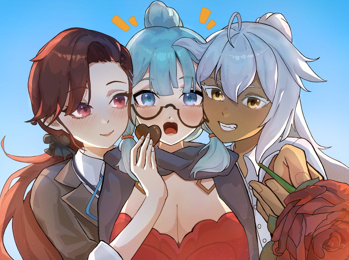 Commission🌹🌹
#バレンタインデー  #ValentinesDay  #OC