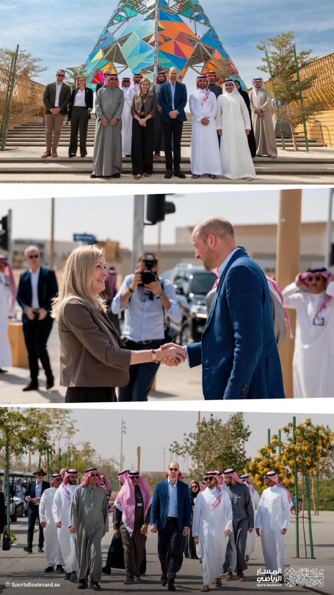 تشرفتُ باستقبال صاحب السمو الملكي الأمير ويليام <a href="/KensingtonRoyal/">The Prince and Princess of Wales</a>  عند 
" برج الفنون  "ضمن مشروع المسار الرياضي ،
 إلى جانب صاحب السمو الملكي الأمير عبدالعزيز بن تركي الفيصل <a href="/mosgovsa_en/">Ministry of Sport</a>.
وبصفتي الفنان خلف هذا العمل، أفخر برؤية برج الفنون يُعترف به كأحد المعالم البارزة  في الرياض