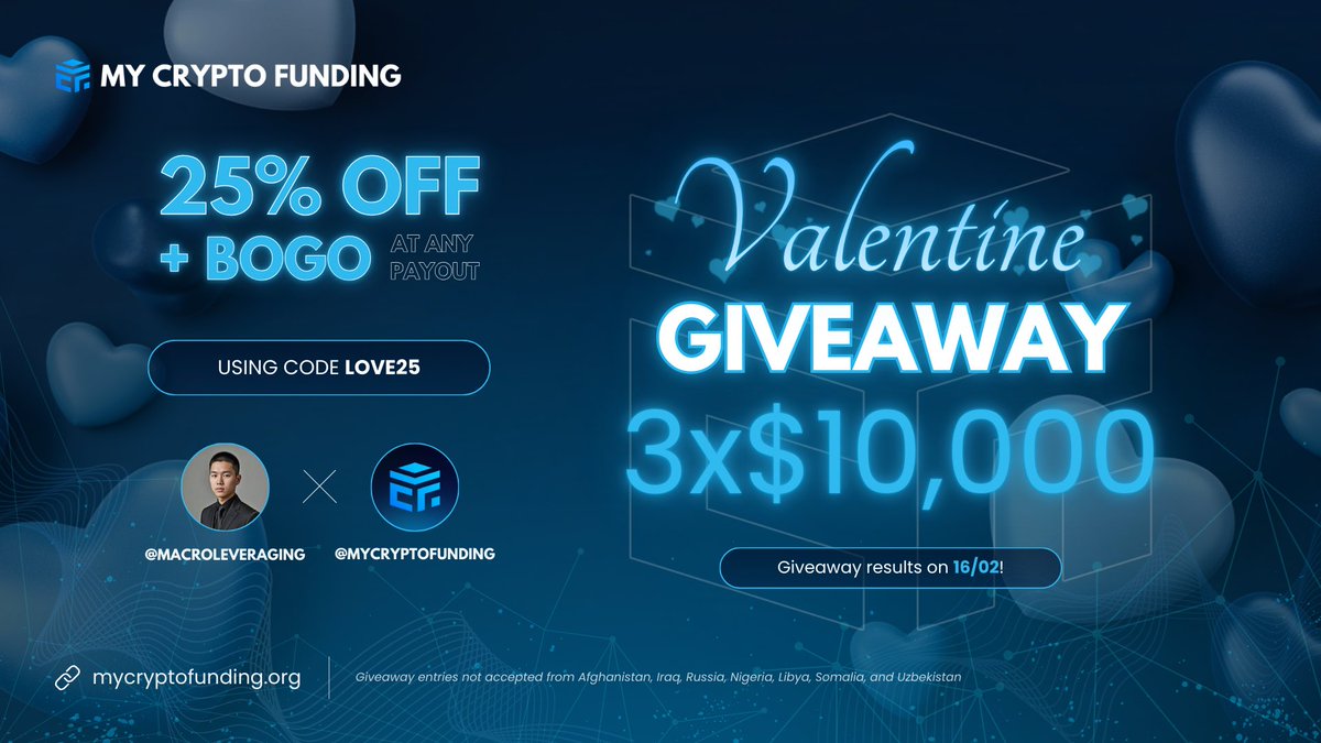 🎁 3 X $10K Challenge Giveaways🎁

Rules:
1. Follow <a href="/MyCryptoFunding/">My Crypto Funding</a> | <a href="/muthaiah4x/">𝗭𝝨𝗡𝗜𝗧𝗦𝗨 🔱</a> | <a href="/MacroLeveraging/">Macro TRDZ</a>  
2. Like, Retweet and Tag 3 friends