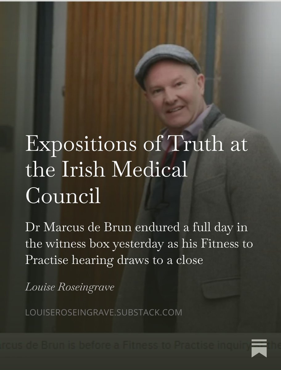 "There is a quiver in my voice today as I swear on the Bible to speak the truth,” Marcus de Brun said at the outset of the penultimate day of his hearing.

Link to article in comments👇