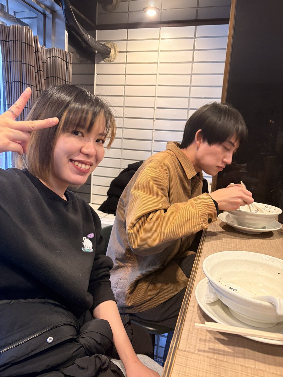 chitobe_se's tweet photo. 朝から稽古してきた。
プライムツリー赤池で演る演劇。
どれだけの方々が足を留めて観て下さるか表現力が試される一発勝負！
2/18(水)19時くらい〜
応援よろしくお願いします！
観劇無料です。

稽古の後、『麺屋 聖(kiyo)』の淡竹を食べましたし美味かったし。

#横川結城
#山口れいと
#井尻あかり https://t.co/HQ8XB3ZdbD