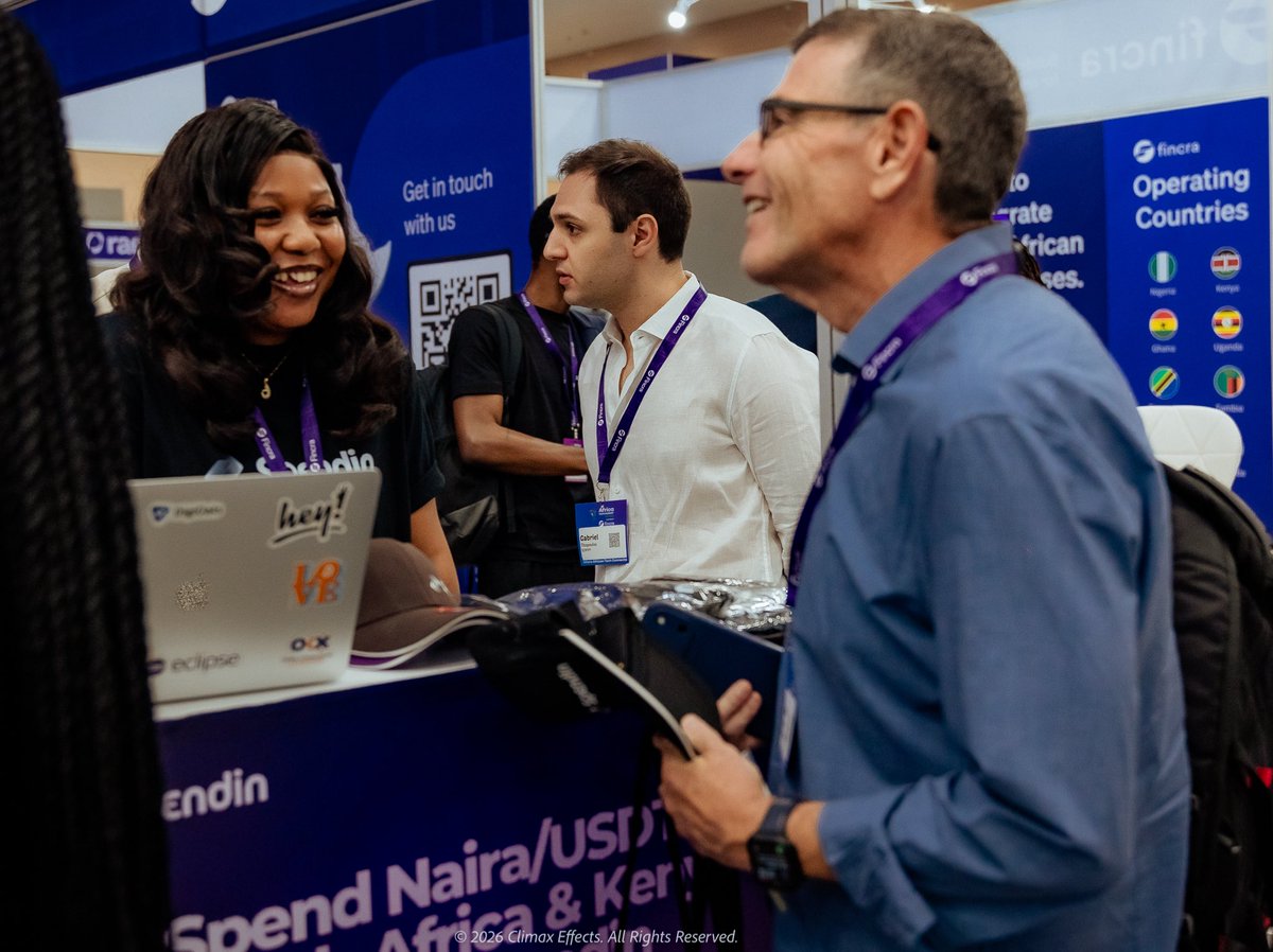 spendinaf's tweet photo. Day 1, #AfricaTechSummit, Nairobi 2026 🇰🇪.
#Spendin referenced on the global conference stage, particularly for her efficient spend in Kenya🇰🇪 and South Africa🇿🇦 features, as many summit participants actively use Spendin to transact in KES during the event. #ATS #ATSNairobi https://t.co/oH9Rze4Uru