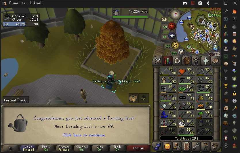 Biksell_'s tweet photo. might as well start keeping track of milestones here. after coral was introduced I finally decided to start doing consistent farm runs, this took about 6 weeks so a free 99 at the end of the day

3/24 https://t.co/LPzCoO62Js