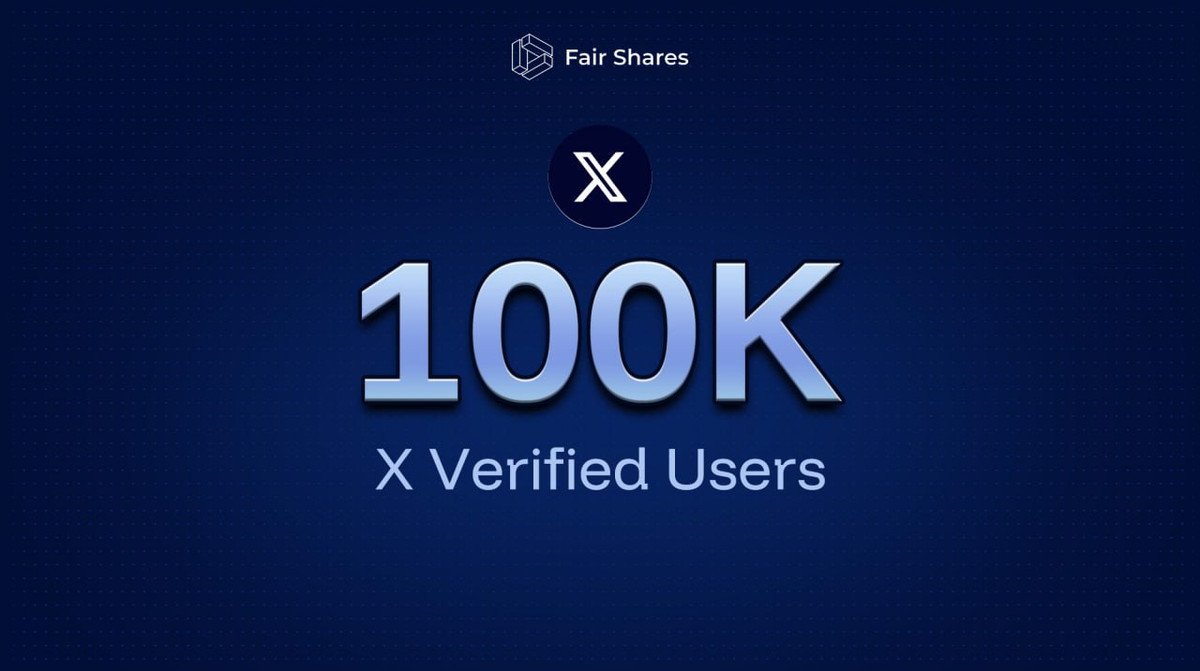 100K users have joined the waitlist and completed X verification.

A growing base of verified participants, ready for what’s next.

Momentum is building.
The foundation is set.
New releases are on the way.