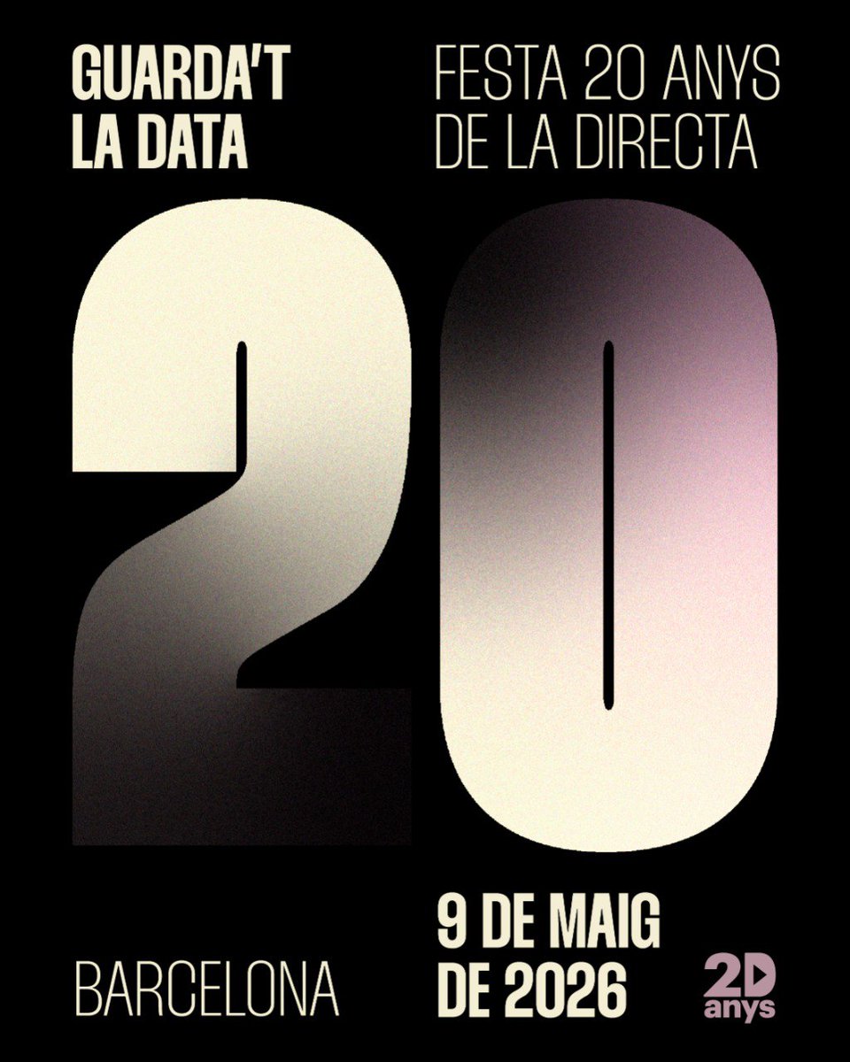 Aquest 26 de febrer celebrem en Assemblea General que fa 10 anys que treballem des del cooperativisme. 

Dissabte 9 de maig, celebrarem que en fa 20 que fem periodisme sense deixar-nos convèncer. Guarda't la data i vine a l'AniversariDirecta!