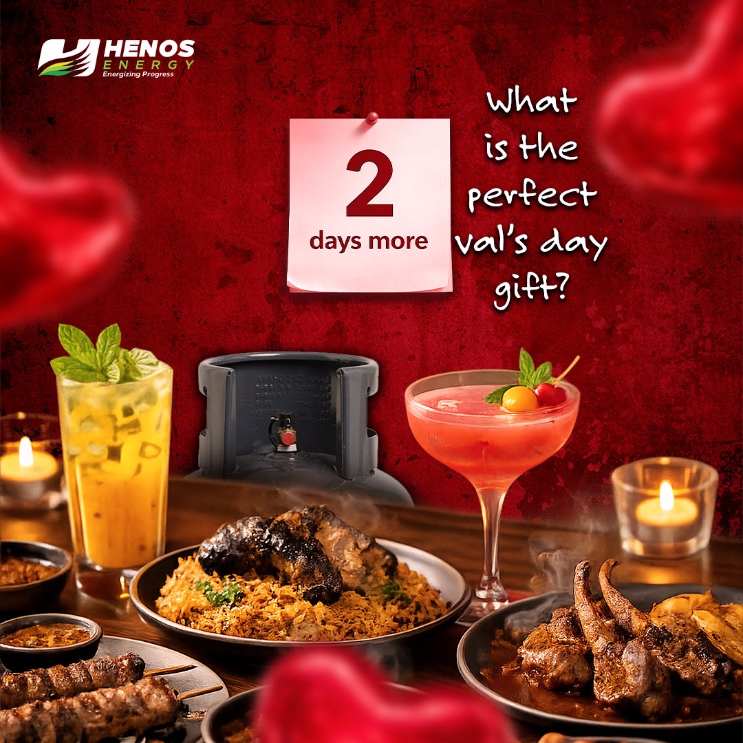 henosenergy's tweet photo. Vals day gift idea: Gas cylinder. It's practical, it's romantic, it keeps the relationship cooking. You're welcome 😌
Leave a comment on what you think is the perfect val's day gift. https://t.co/NurcjxVHJs