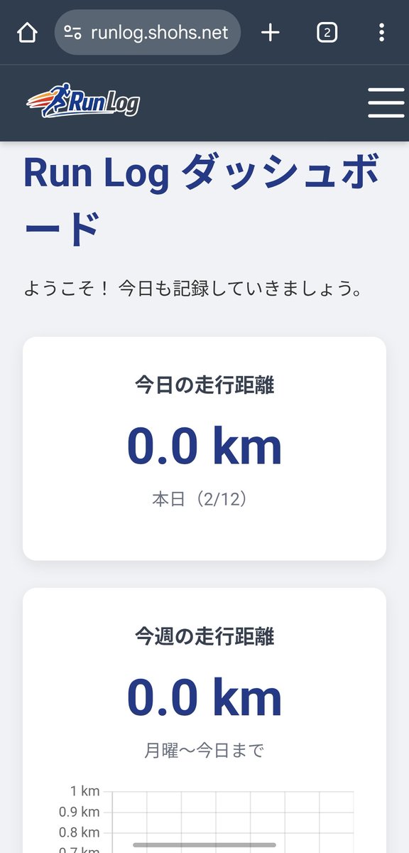 SHOHS_jp's tweet photo. 最近開発したRun LogのUIどうかな?
#SHOHS #RunLog #個人開発 https://t.co/Toj2JMvwH8