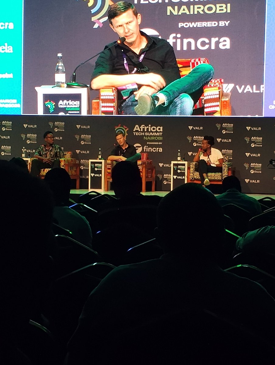 AfricaTechSMT's tweet photo. "Autonomous Finance: Where DeFi Meets AI-Powered Infrastructure"  Elisha Owusu Akyaw (0G Labs), Markus Levin (XYO), and Yvonne Kagonda (ICP Hub Kenya) share on how AI is reshaping the chain.Takeaway: The future of finance is automated and intelligent! #ATS2026 #DeFi #0GLabs #Web3 https://t.co/slZFkGo54B