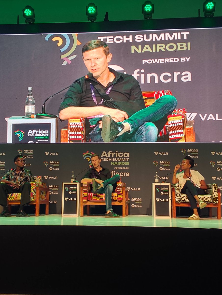 AfricaTechSMT's tweet photo. "Autonomous Finance: Where DeFi Meets AI-Powered Infrastructure"  Elisha Owusu Akyaw (0G Labs), Markus Levin (XYO), and Yvonne Kagonda (ICP Hub Kenya) share on how AI is reshaping the chain.Takeaway: The future of finance is automated and intelligent! #ATS2026 #DeFi #0GLabs #Web3 https://t.co/slZFkGo54B