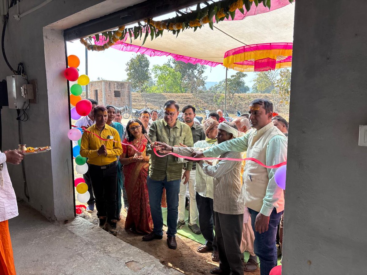 SARDA_ORG's tweet photo. We are proud to announce the inauguration of the Common Facility Centre (CFC) near the SARDA Agro Tourism Centre (SATC), Balaghat. H’ble MD Dr N. P. Singh inaugurated the CFC with traditional rituals — a key step in strengthening our commitment to rural &amp; agricultural development https://t.co/BD8yUhkeFP