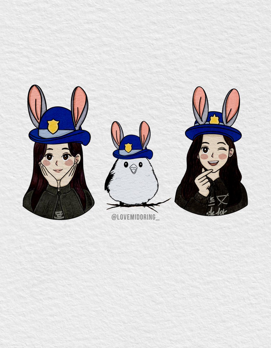 Midoring in Judy Hopps Hat 👒 | Art by: <a href="/lovemidoring_/">Jaedo</a> 

#전미도 
#JeonMiDo
#Midoring