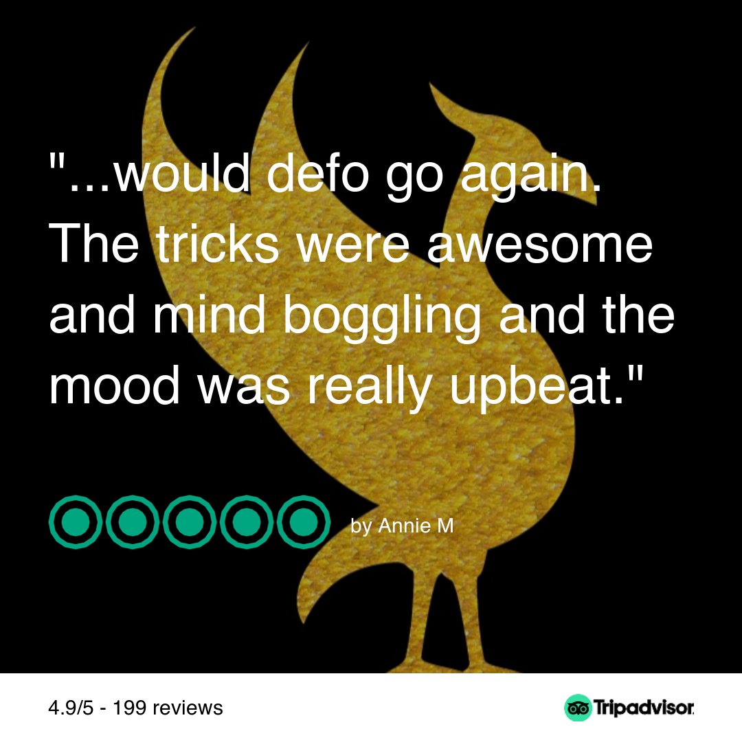 StevePriceMagic's tweet photo. "Magic on the Mersey" has 199 Tripadvisor reviews!
Here are numbers 196, 197, 198 and 199! https://t.co/0PnhaataXK