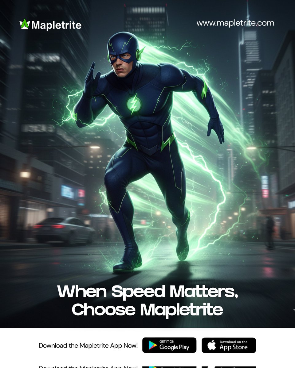 mapletrite's tweet photo. Need it done in seconds?
Mapletrite moves at your speed , fast, secure, unstoppable.
Download now and power up your payments.
#WhenSpeedMatters #Mapletrite #FastAndSecure #SmartPayments #FintechApp https://t.co/ia1aKuMNEK