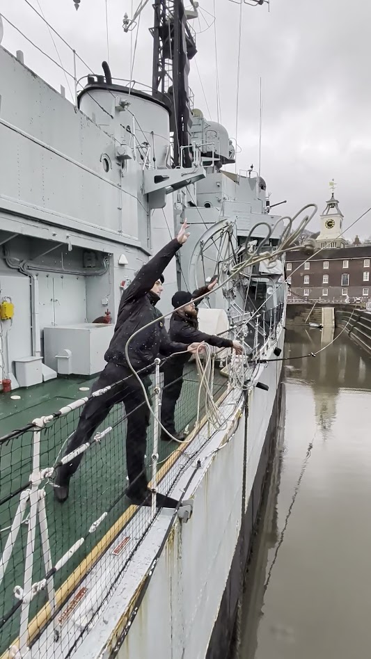 A reminder that the RN used to have access to their own harbour ...