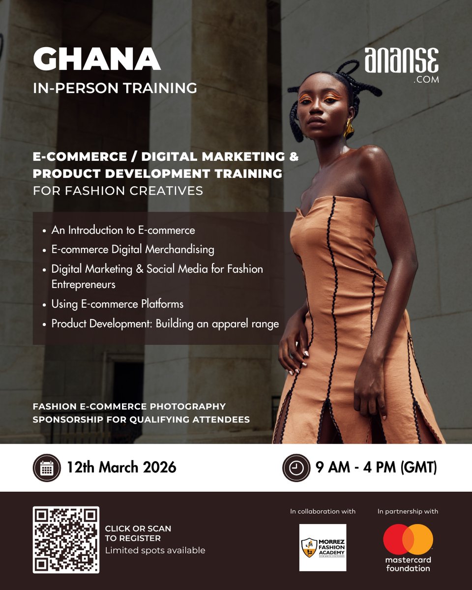 🌍📍 Accra are you ready for a knowledge revolution?
Click on the link below to register on ananse.com 🖊️🗓️

forms.gle/C2Jt3PLiqKofGZ…