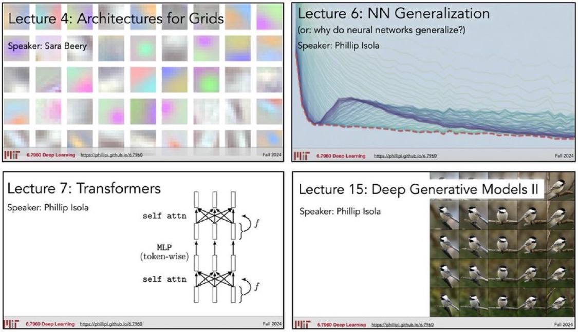 altmemy199's tweet image. اليوم MIT نزّلوا كورس Deep Learning جديد مجاني 🔥

محتوى الكورس 
24 محاضرة فيديو
تمارين عملية + واجبات
 مواد قراءة
ويتكلمون عن: المعماريات، الـGenerative Models، الـTransformers، الـInference وغير كثير.

لو تحبوا تمشوا DL بشكل منهجي من جامعة محترمة يعتبر مصدر حلو ومجاني.…