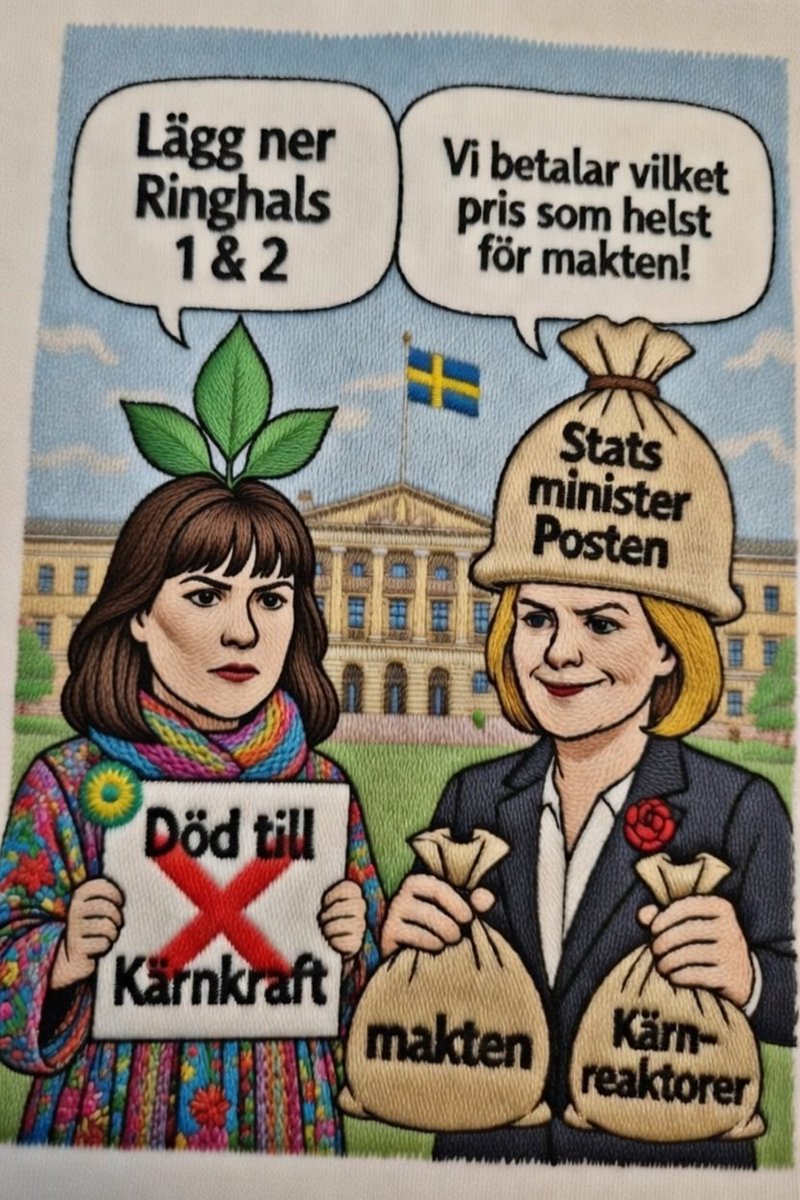 PeterPj888's tweet photo. @sdriks Sossarnas stängning av Ringhals 1+2 (1,8 GW stabil kärnkraft) har kostat Sverige dyrt: ~110–136 mdr kr i dyrare el hittills + ~40–80 mdr i samhällsekonomisk nettokostnad. Ett beslut som förvärrat priserna med 30–45% under stressperioder. Tack alla Sossar! #kärnkraft #elpris https://t.co/aqq7dQoqsc