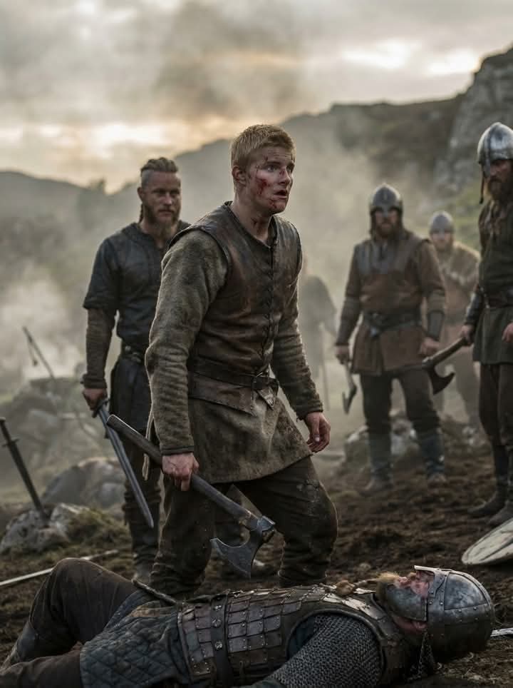 Koneofficial's tweet photo. 1 - L'un des moments les plus légendaires de l'histoire viking s'est produit alors que Björn Côtes-de-Fer n'avait que 15 ans. ⚔️

Lors d'un raid en Northumbrie, un imposant guerrier saxon deux fois plus grand que Björn, vétéran de dizaines de batailles perça les lignes vikings https://t.co/nkjjFu8BDv