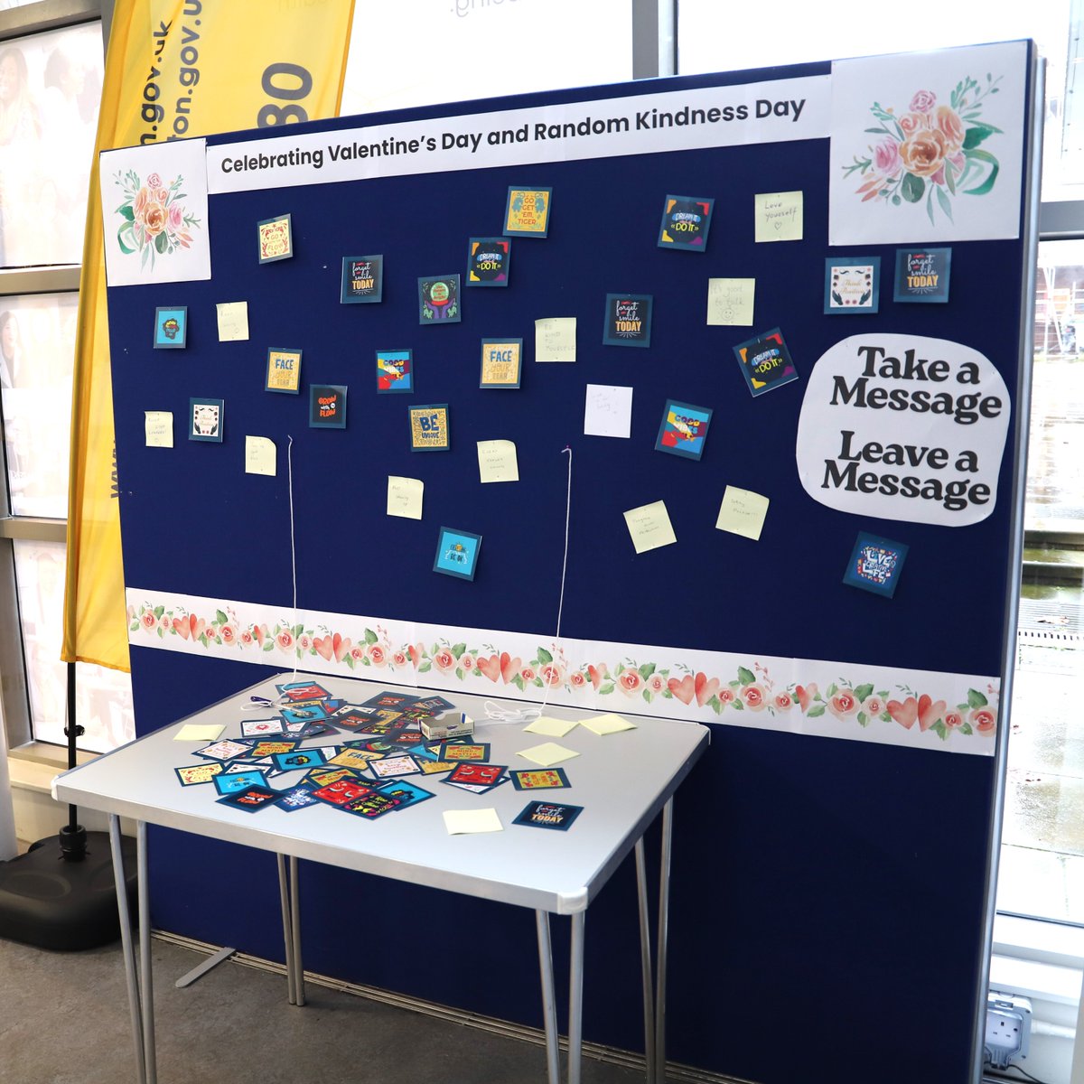 AEWolverhampton's tweet image. What do you love about learning?

Our Valentine’s Day &amp;amp; Random Acts of Kindness display is filling up with positive messages from students and staff.

It’s great to see what learning means to our community.

#LoveLearning #RandomActsOfKindness #LifelongLearning #AdultLearning
