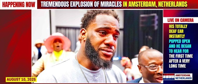 #HIVHealedInKenya &amp; deaf ears pop open in Europe 👇🏽 where Prophet Dr Owuor was