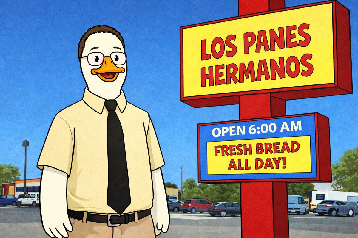 Heisenduckcoin's tweet image. You pulling up to break bread?

$Heisenduck