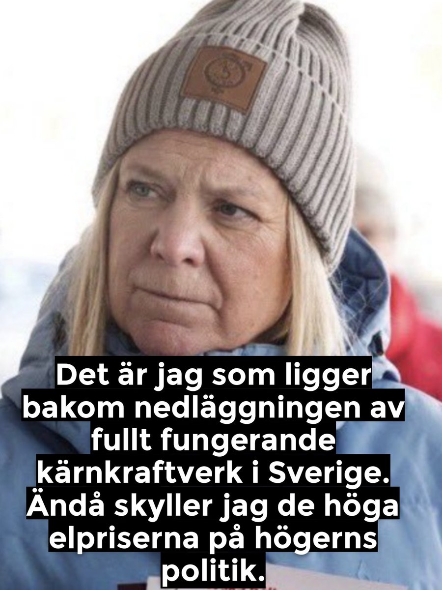 Kan du nämna EN sak som Magdalena Andersson är bra på?