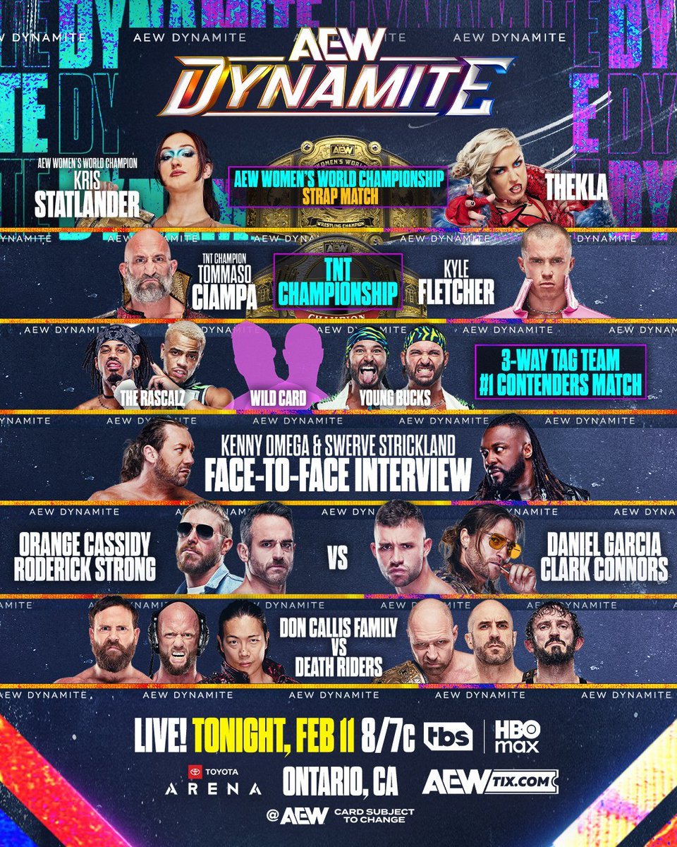 Quel show formidable. Vous allez vous régaler. Le meilleur weekly de ce début d'année 2026. #AEWDynamite 

Que c'est bon le Catch. 🔥